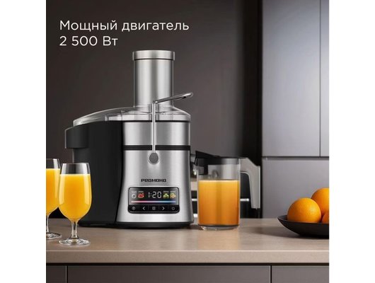 Соковыжималка РЕДМОНД J1404 черный/сталь